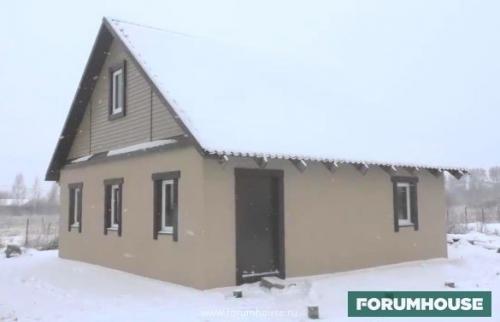 Бюджетный дом. Добротный дом размером 8х8 за 350 тыс. руб.