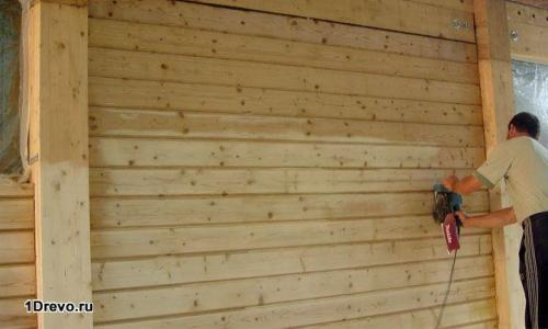 Покраска дома из бруса внутри. Популярные составы для покраски