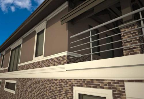 Как покрасить фасад дома в два цвета. Подобрать по 69+ фото модных сочетаний с крышей, декором, окнами, цоколем: комбинация, палитра, онлайн