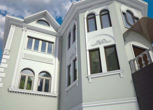 Как покрасить фасад дома в два цвета. Подобрать по 69+ фото модных сочетаний с крышей, декором, окнами, цоколем: комбинация, палитра, онлайн