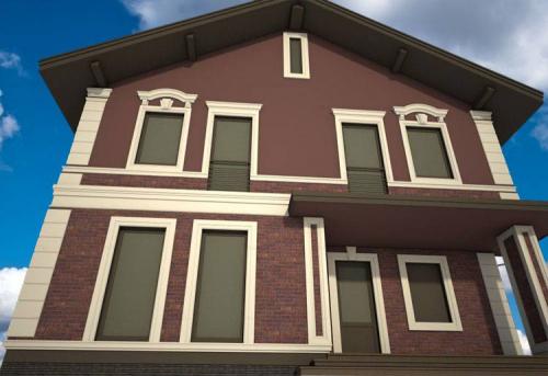 Как покрасить фасад дома в два цвета. Подобрать по 69+ фото модных сочетаний с крышей, декором, окнами, цоколем: комбинация, палитра, онлайн