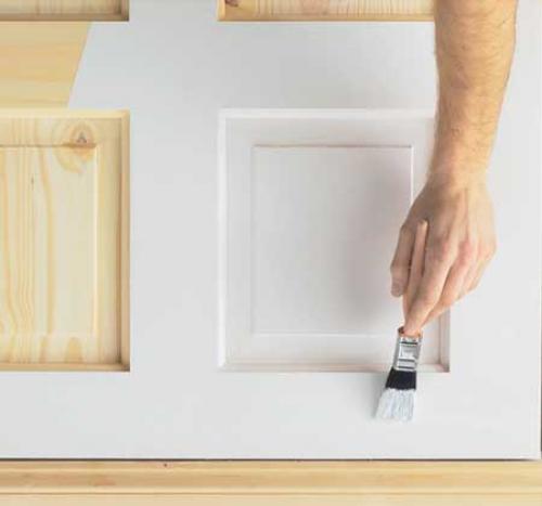 Покрасить деревянный дом внутри. Декоративные средства 18