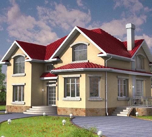 Покраска дома. Покраска деревянного дома снаружи фото и технология