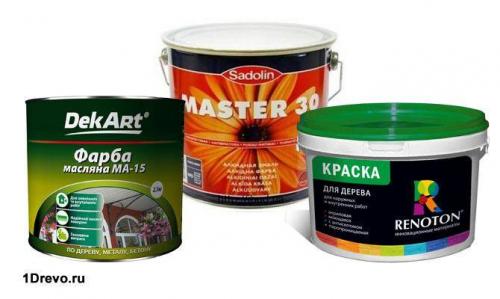 Покраска профилированного бруса. Чем покрасить брусовый дом: типы и варианты красок