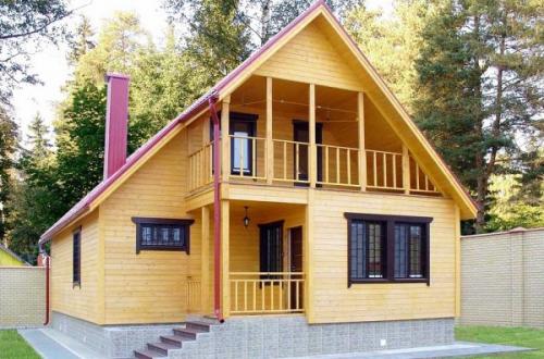 Каркасный дом из бруса. Особенности современных деревянных зданий