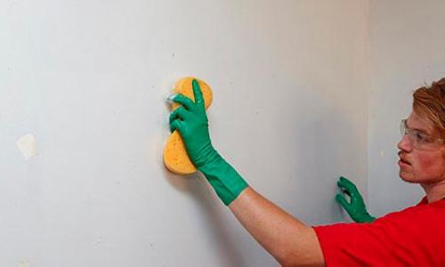 Подготовка под покраску стен из бетона. Подготовка бетонных стен