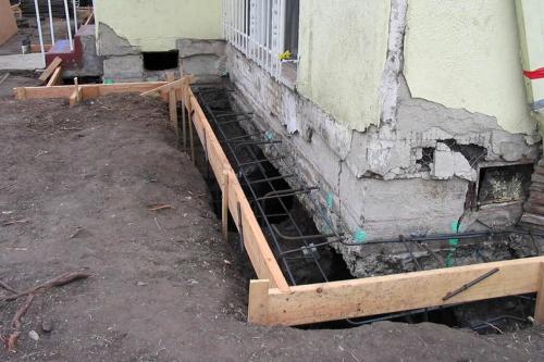 Как укрепить фундамент старого дома. Способы укрепления