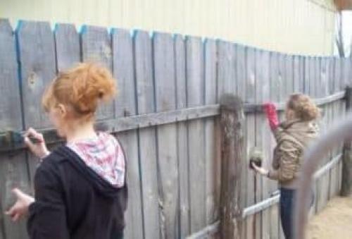 Как красиво покрасить деревянный забор. Как и чем правильно покрасить деревянный забор?