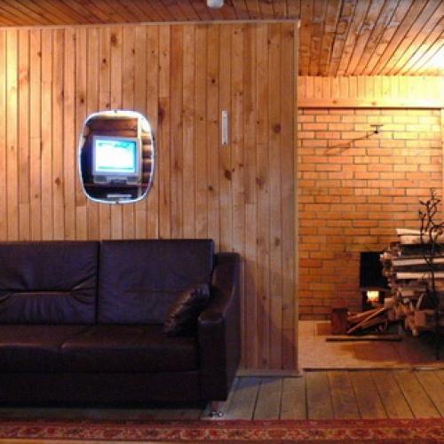 Отделка бани внутри вагонкой делается на деревянный брус. Подготовка помещения 11