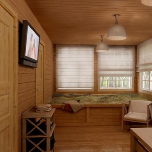 Отделка бани внутри вагонкой делается на деревянный брус. Подготовка помещения 10