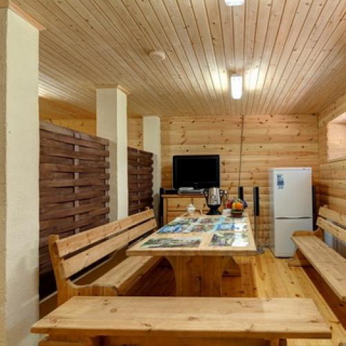 Отделка бани внутри вагонкой делается на деревянный брус. Подготовка помещения 12