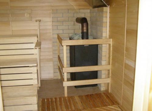 Фото Красивой отделки бани вагонкой внутри. Основные этапы отделки бани вагонкой внутри