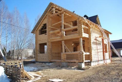 Как построить дом из бруса. Заготовка древесины и мха для строительства 15 Как построить дом из бруса. Заготовка древесины и мха для строительства 15