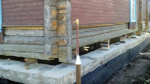 Ленточный фундамент старого дома. Какой фундамент можно подвести под дом 05
