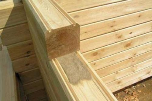 Сборка брусового дома. Возведение стен