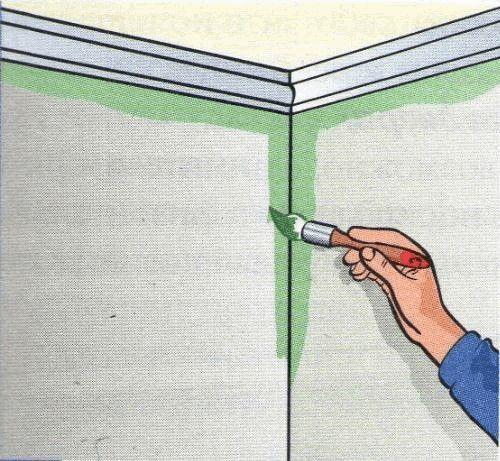 Покраска стен по старой краске. 	Перекраска дома, окрашенного укрывными красками. 05