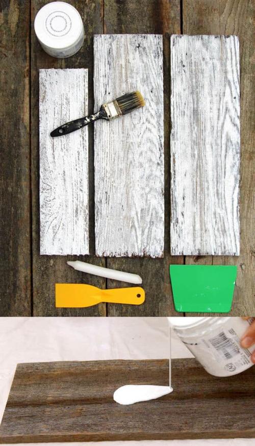 Покраска дерева с сохранением текстуры.