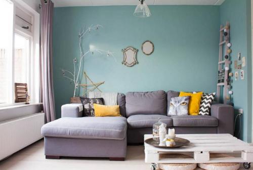 Современная покраска стен в квартире. Покраска стен в интерьере: оригинальные идеи и задумки дизайнеров для применения окрашенных стен в квартире или частном доме