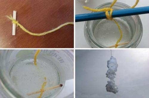 Как вырастить кристалл из соли за 5 минут. Как сделать кристалл из соли