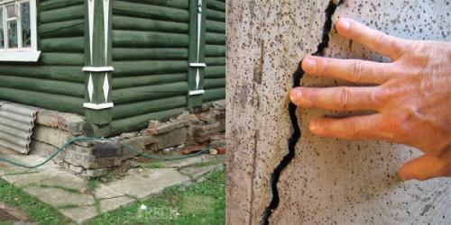 Как поднять дом и залить фундамент. Как поднять деревянный дом и залить фундамент