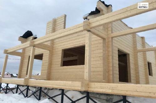 Усадка дома из бруса. Как ускорить усадку? 02 Усадка дома из бруса. Как ускорить усадку? 02